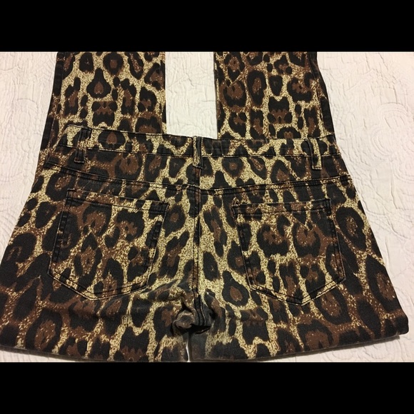 💋 Leopard Print Skinny Jeans - Picture 4 of 6